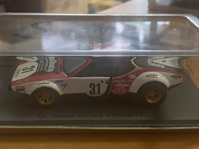 RARE DE TOMASO - PANTERA FORD 5.8L V8  #31 24h LE MANS 1972 - H.MULLER - C.KOCHER Ref S0522