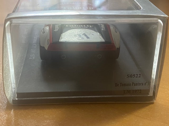RARE DE TOMASO - PANTERA FORD 5.8L V8  #31 24h LE MANS 1972 - H.MULLER - C.KOCHER Ref S0522