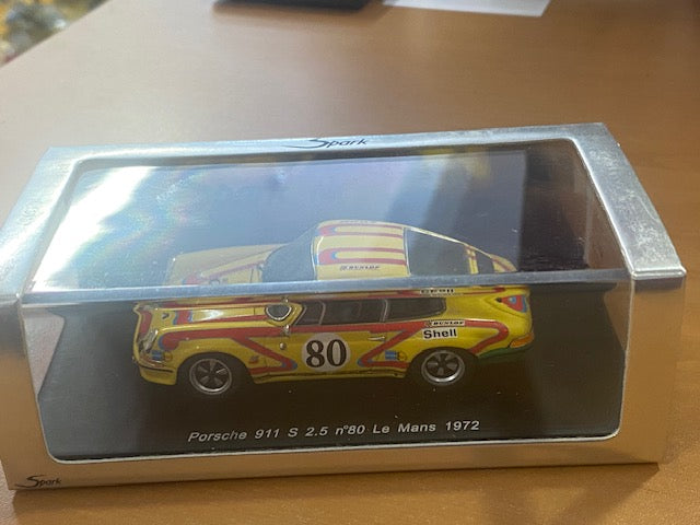 RARE Porsche 911 S 2.5 Le Mans 1972 #80 - John Fitzpatrick / Erwin Kremer, Ref S0927