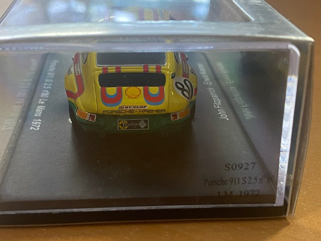 RARE Porsche 911 S 2.5 Le Mans 1972 #80 - John Fitzpatrick / Erwin Kremer, Ref S0927
