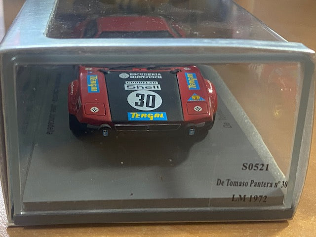 RARE De Tomaso Pantera #30 Le Mans 1972 - José Juncadella  Fernando de Baviera Ref S0521