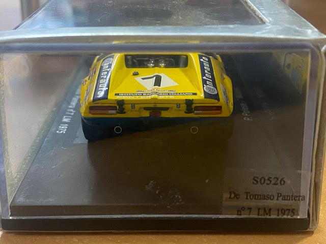 RARE De Tomaso Pantera #7 Le Mans 1975 - Pietro Polese  « Willer »Ref S0526