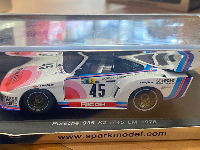 Porsche 935 K2 #45 Le Mans 1978 - Louis Krages  Dieter Schornstein  Philippe Gurdjian Ref S2012