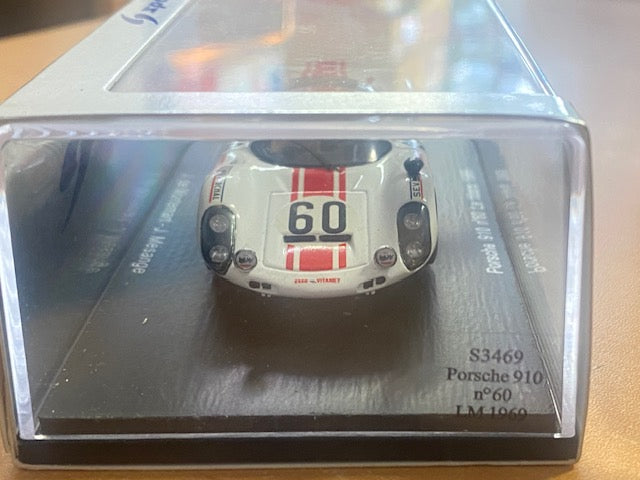 Porsche 910 #60 le mans 1969  -J. de Mortemart et J. Mésange