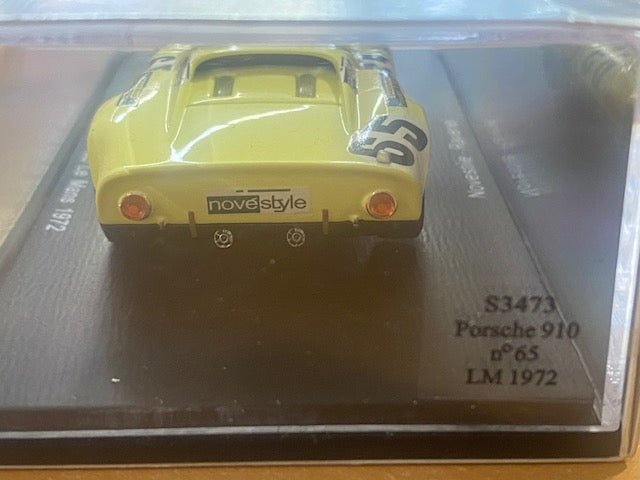 PORSCHE - 910 #65 33th 24h LE MANS 1972 - NOVESTILE - RAVENEL Ref S3473