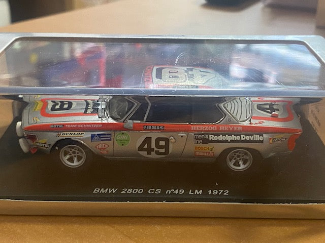 BMW 2800 CS  #49  24h Le Mans 1972 - René Herzog / Hans Heyer Ref S1561