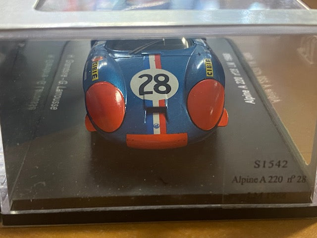 Alpine A220 #28 24 Heures du Mans 1968    - Grandsire/ Larrousse Ref S1542