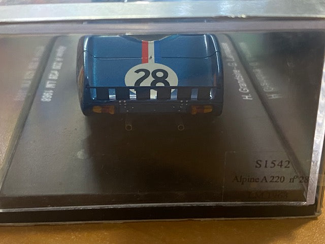 Alpine A220 #28 24 Heures du Mans 1968    - Grandsire/ Larrousse Ref S1542