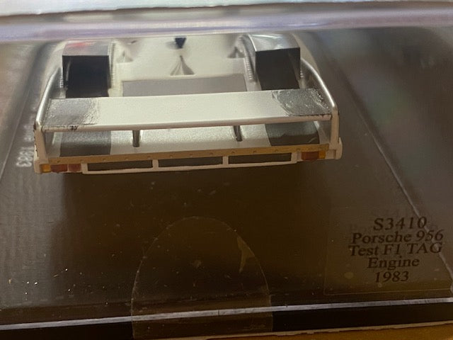 Porsche 956 Test moteur F1 1983 TAG Finish line Ref S3410
