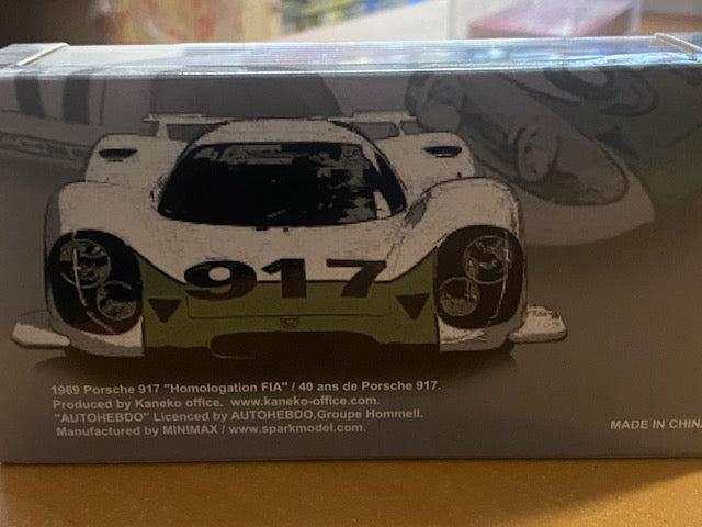 RARE  Porsche 917 LH "Homologation FIA" Model " AUTOHEBDO " Exclusive Ref 917