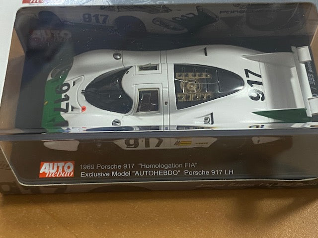 RARE  Porsche 917 LH "Homologation FIA" Model " AUTOHEBDO " Exclusive Ref 917