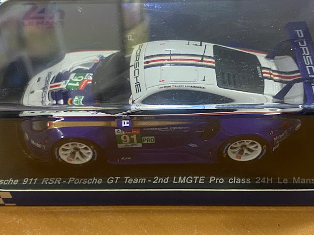 Porsche  911 RSR # 91 2ème LMGTE Pro 24H Le Mans 2018 -  Lietz - Bruni - Makowiecki Ref S7032