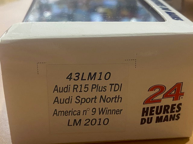 AUDI R15 TDI #9 WINNER LE MANS 2010  - R.DUMAS-T.BERNHARD-M.ROCKENFELLER Ref 43LM10