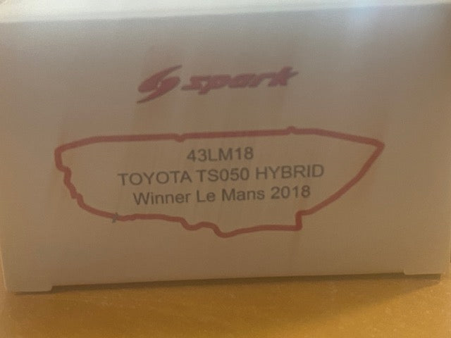 Toyota TS050 Hybrid #8  Gazoo Racing   Vainqueur des 24h du Mans 2018  - Sebastien Buemi / Kazuki Nakajima / Fernando Alonso Ref 43LM18