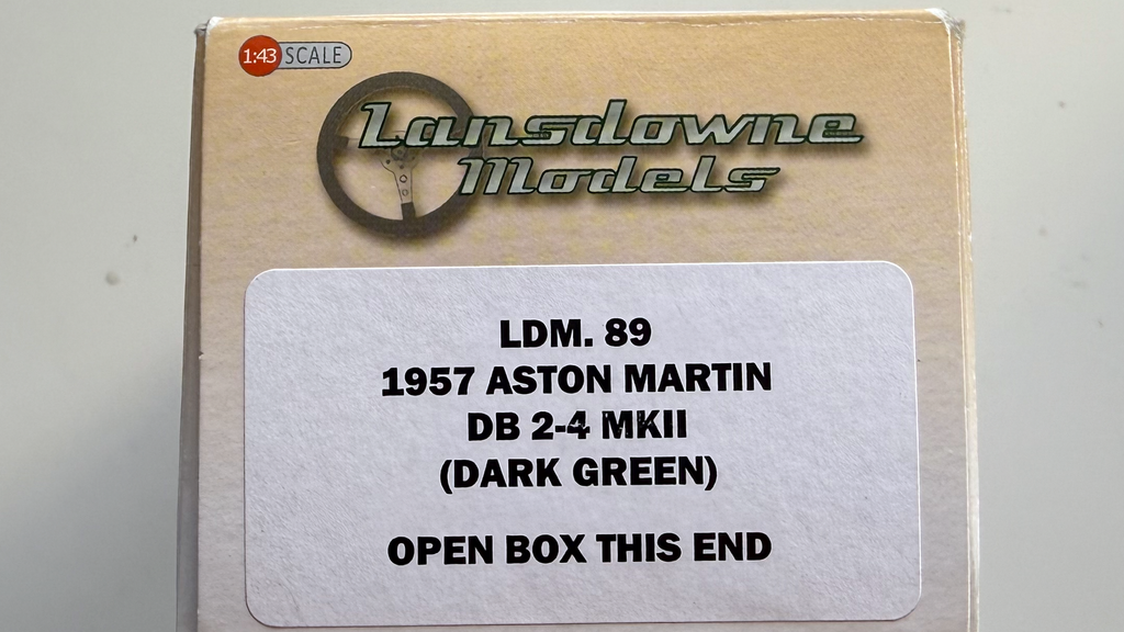 Aston Martin DB2-4 MKII 1957 Vert Foncé Ref LDM89