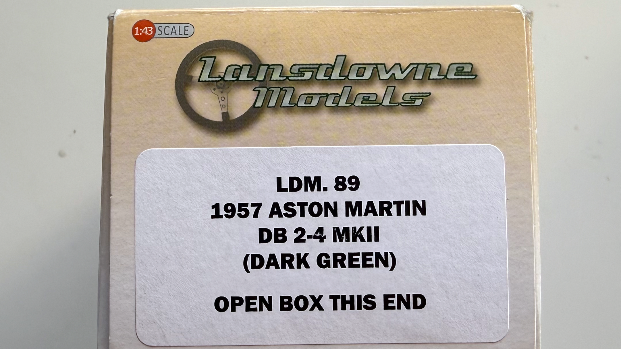 Aston Martin DB2-4 MKII 1957 Vert Foncé Ref LDM89
