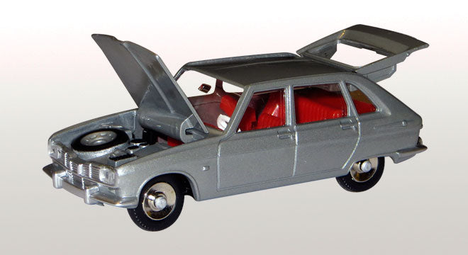 Renault 16 Blanc, capot et hayon ouvrants, siège AR coulissant
