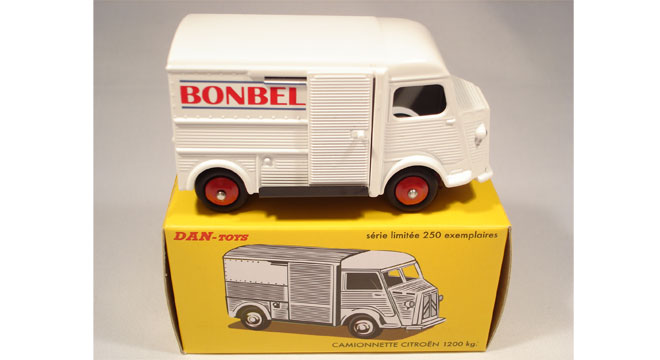 RARE Citroën Type HY Camionnette 1200 kg La Vache Qui Rit (Exclusivité Dan-Toys - Edition Limitée 250 Ex.)