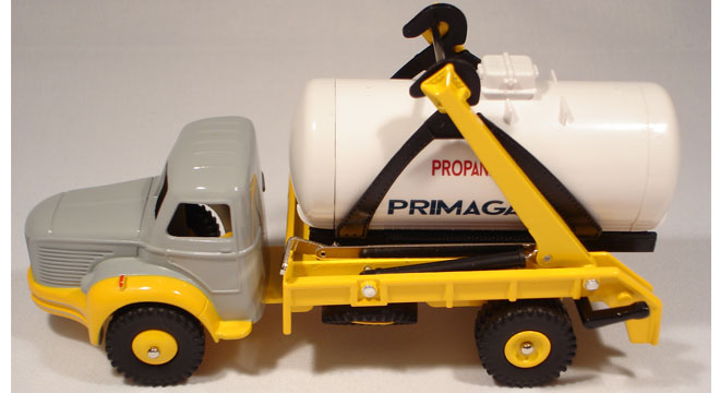 Coffret Berliet Multibenne Marrel Gris / Jaune et Citerne Primagaz