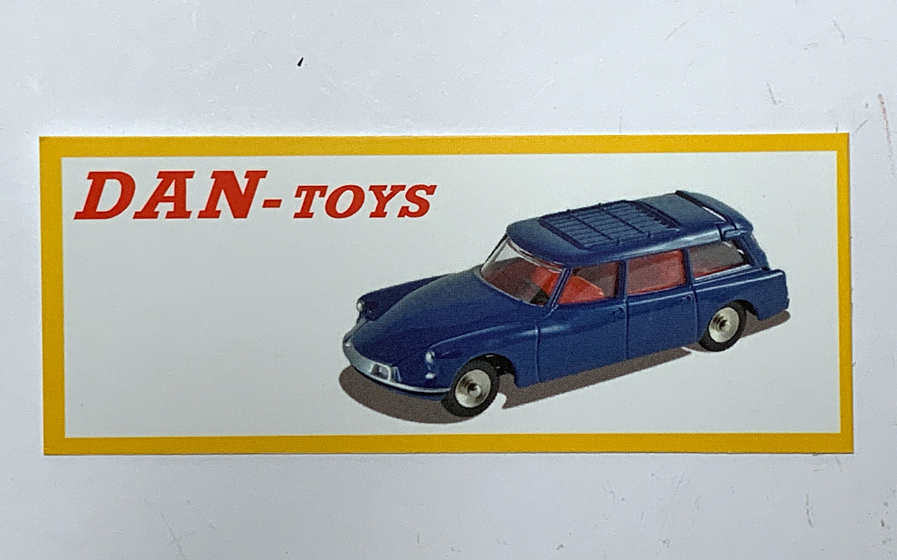 Citroën ID19 Break Prototype Catalogue 1963 Bleu Foncé