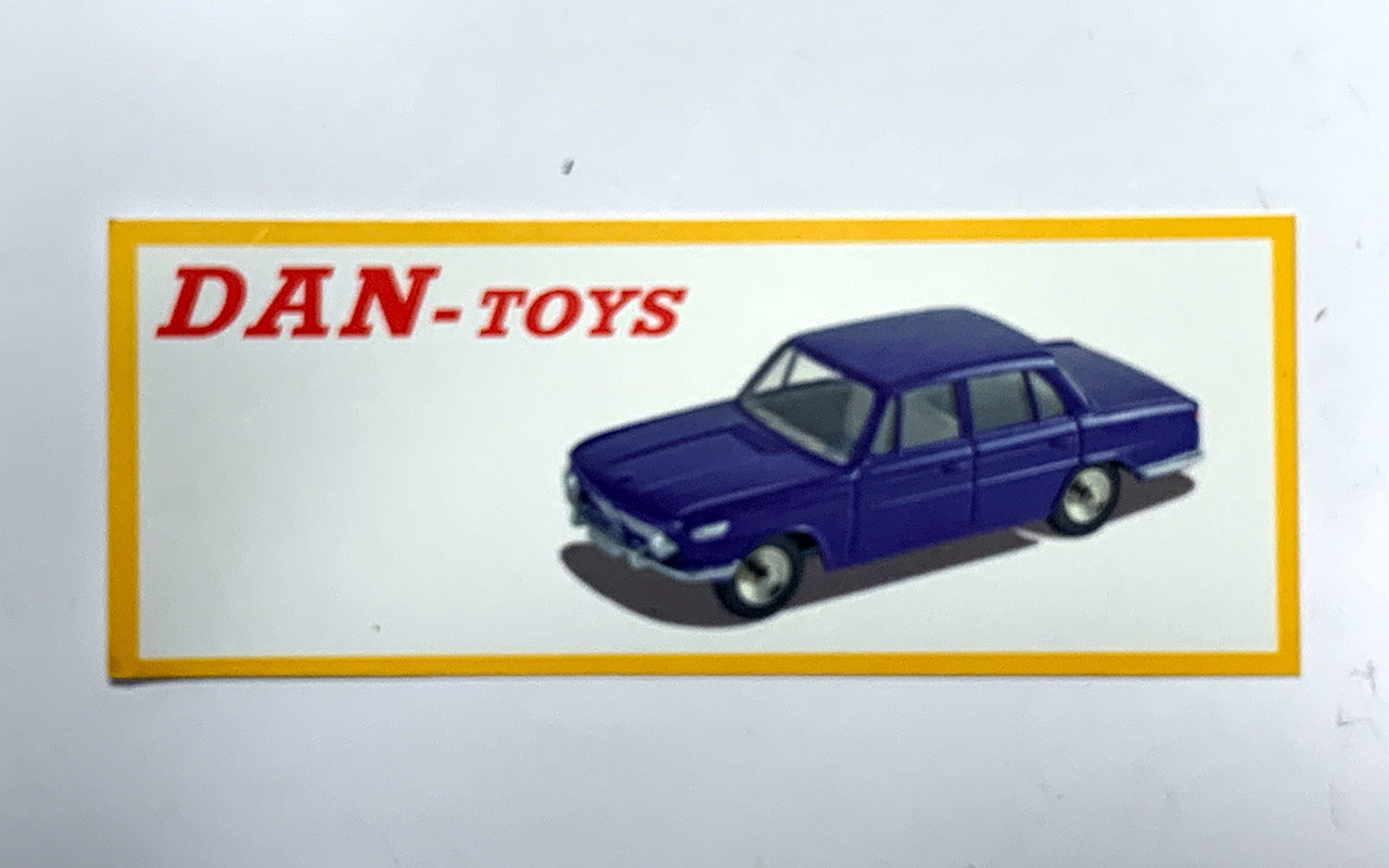 BMW 1500 Prototype Catalogue 1964 Bleu Foncé
