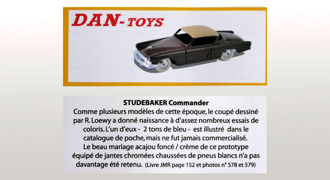 Studebaker Commander Acajou Foncé / Toit Crème