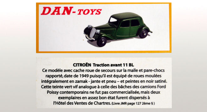 Citroën Traction 11 BL Vert (Série de 500 Exemplaires)