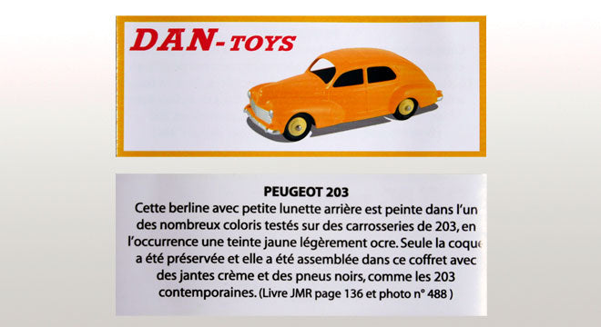 Peugeot 203 Jaune Ocré