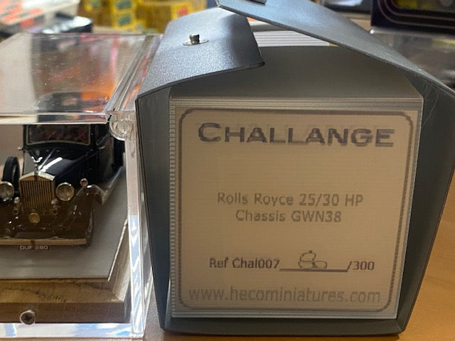 TRES RARE Rolls Royce 25/30 CV Châssis GWN38 ( Un seul exemplaire neuf boite d'origine )