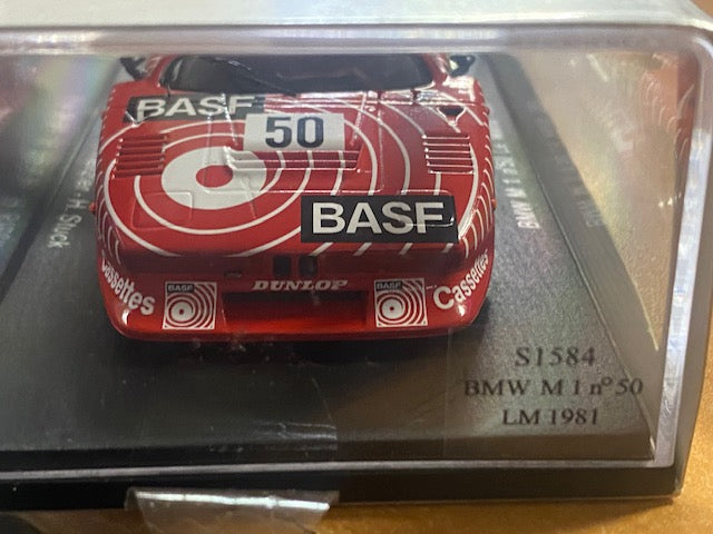 RARE BMW M1 #50 Le Mans 1981 J.P.Jarier / H.Henzler / H.Stuck  Ref S1584-11 Mars 2026