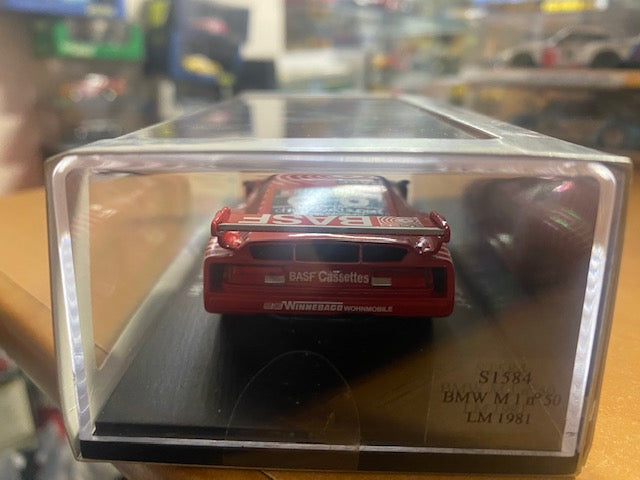 RARE BMW M1 #50 Le Mans 1981 J.P.Jarier / H.Henzler / H.Stuck  Ref S1584-11 Mars 2026