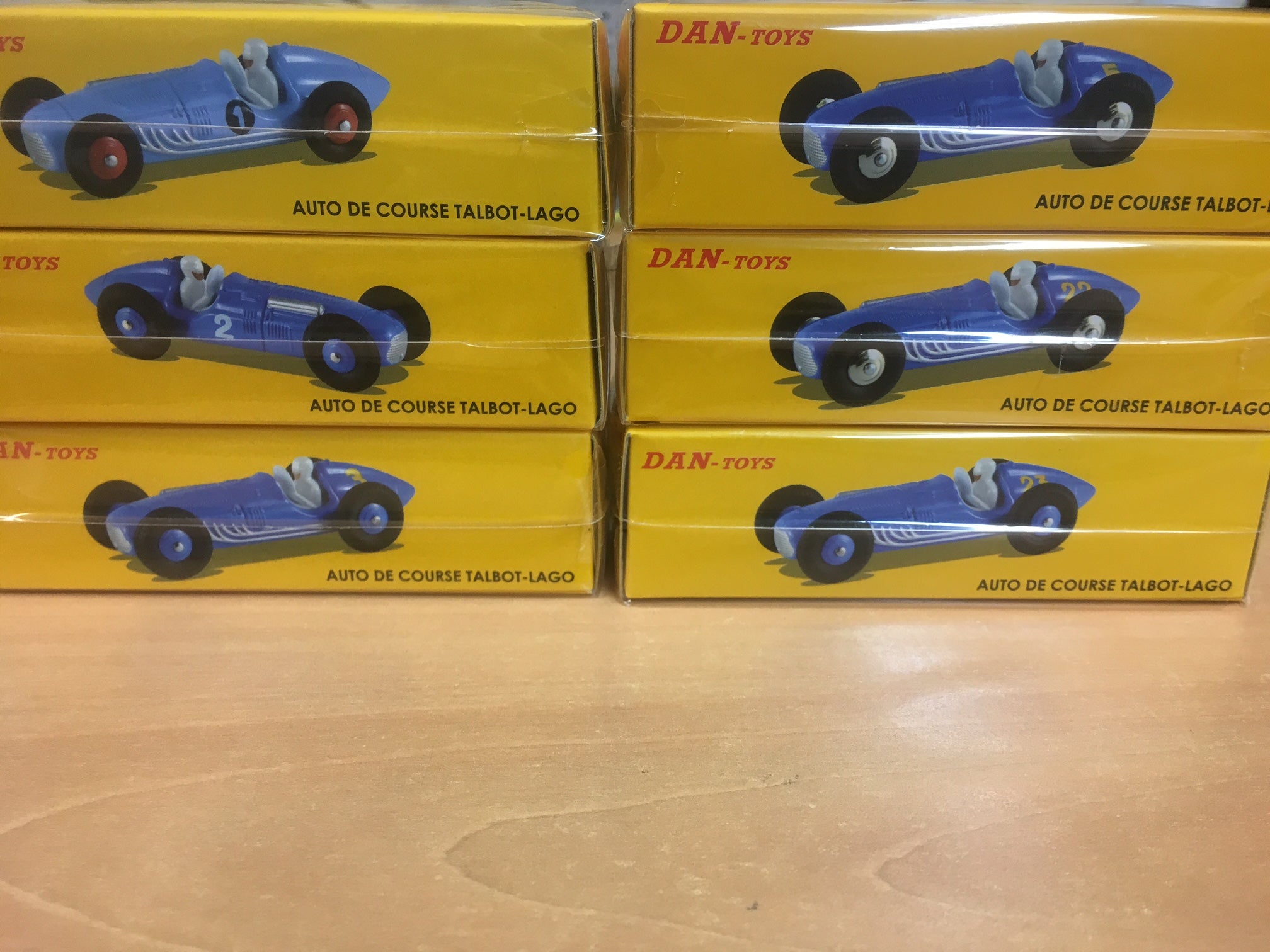 Coffret des 6 Talbot -Lago (23H1, 23H2, 23H3, 23H4, 23H5 et 23H6)