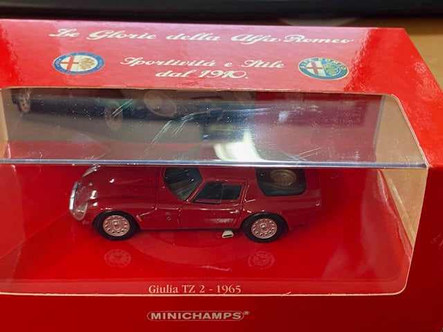 Alfa-Romeo Giulia TZ2 1965 Rouge  (Un seul exemplaire neuf boite d'origine )