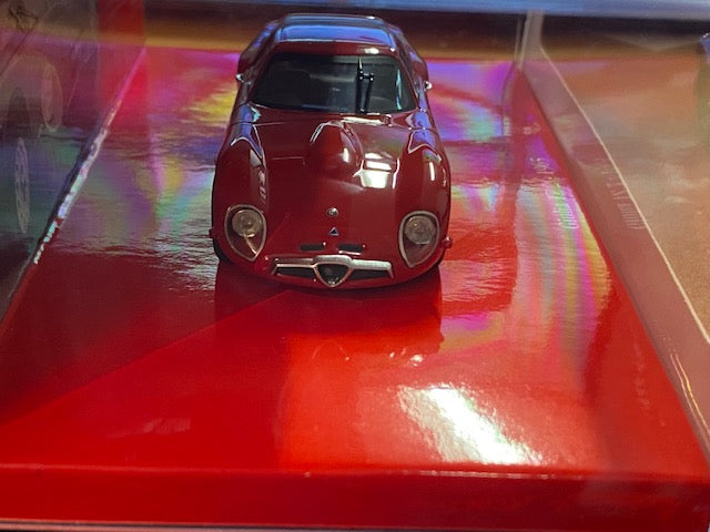 Alfa-Romeo Giulia TZ2 1965 Rouge  (Un seul exemplaire neuf boite d'origine )