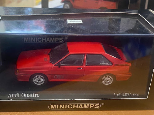 Audi Quattro 1981 Rouge ( un seul exemplaire neuf boite d'origine )