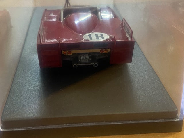 Alfa Romeo T33 TT3 #18 24h Le Mans 1972   4 éme place Nino Vaccarella  Andrea de Adamich